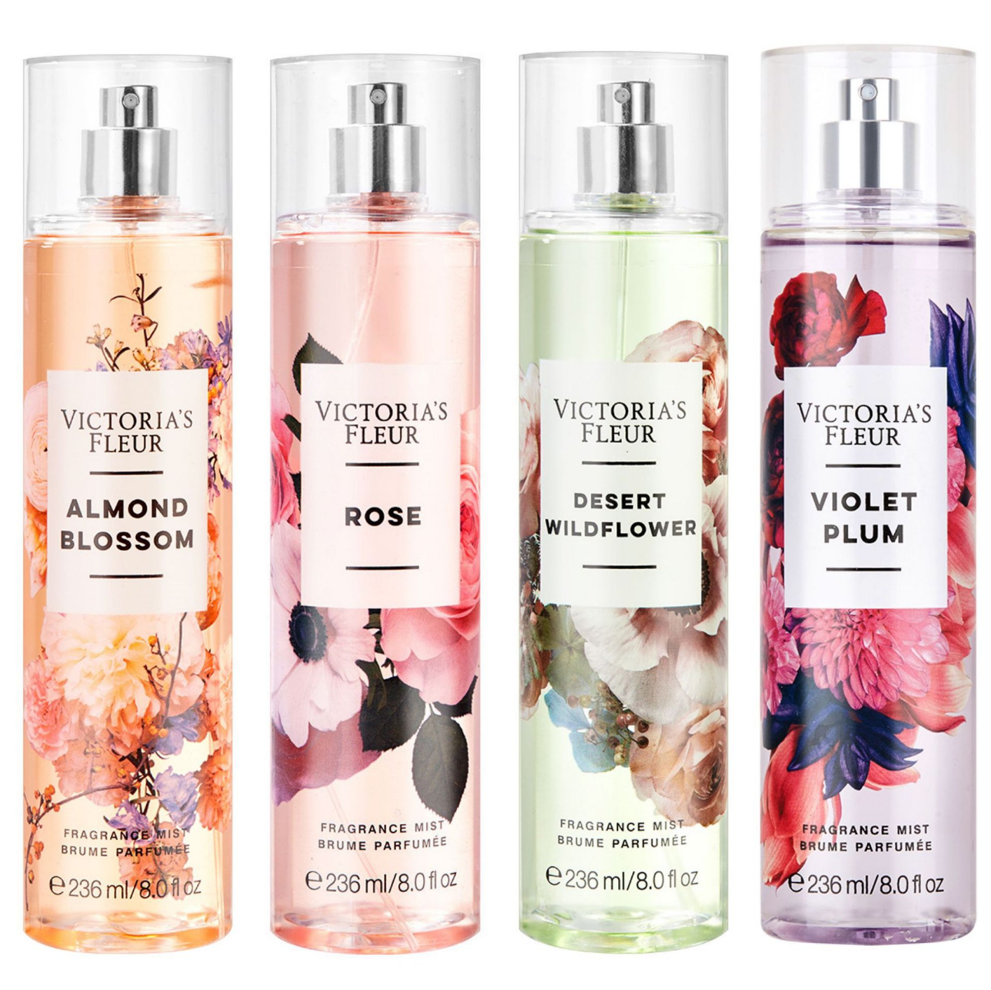 Victoria Woman Fragrance Body Spray, 236ml Floral and Fruity Fragrance Daily Fragrance Mist, Long Lasting Perfume for Ladies