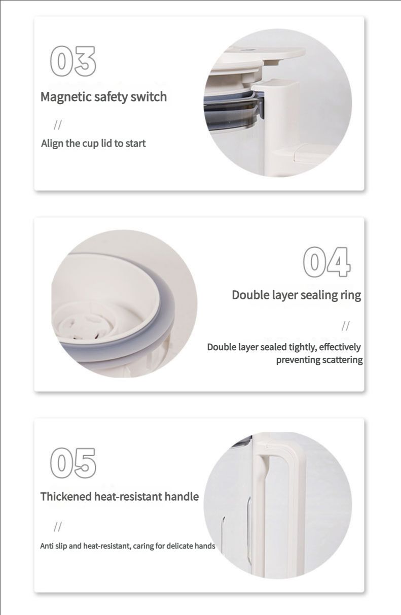 Wall breaking machine soy milk machine household fully automatic juicer filter-free multifunctional wall breaking machine