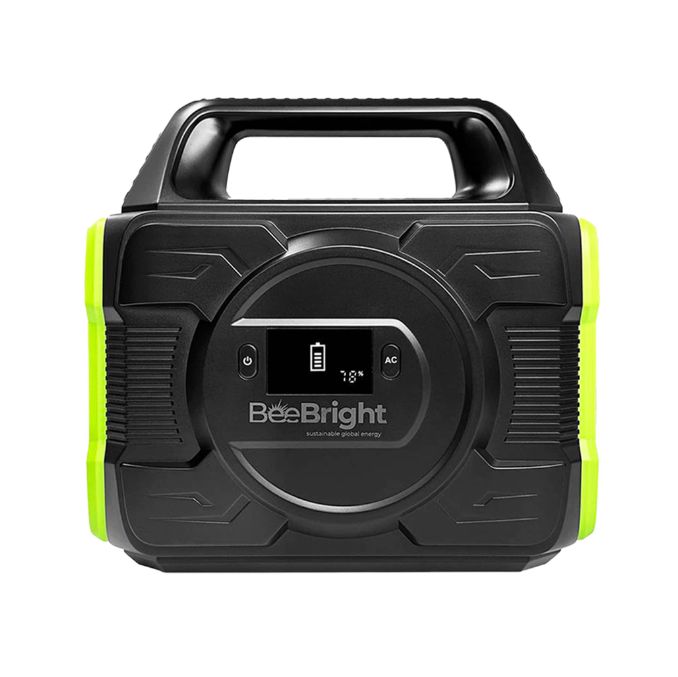 BeeBright 300W Portable Power Station - Model: BP011P  - Output: 300W - Capacity: 288Wh - Build Material: Plastic and Metal - Net weight: 2.86kg