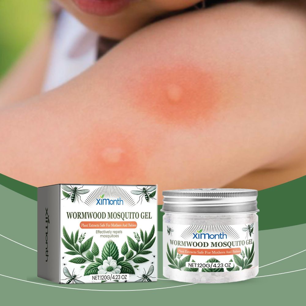 Ximonth Mosquito Repellent Wormwood Protective Gel, Wormwood Extract Anti-mosquito Bites Household Anti-mosquito and Mosquito Repellent Balm