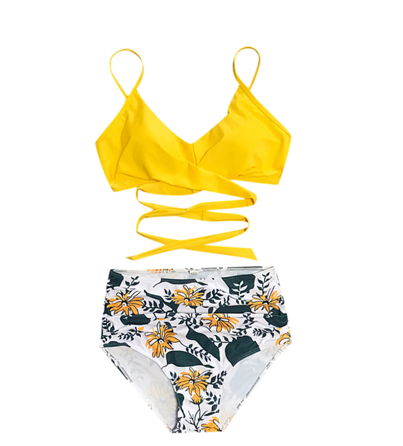 21520 Women Wrap Bikini Set Push Up High Waisted 2 Piece Swimsuits