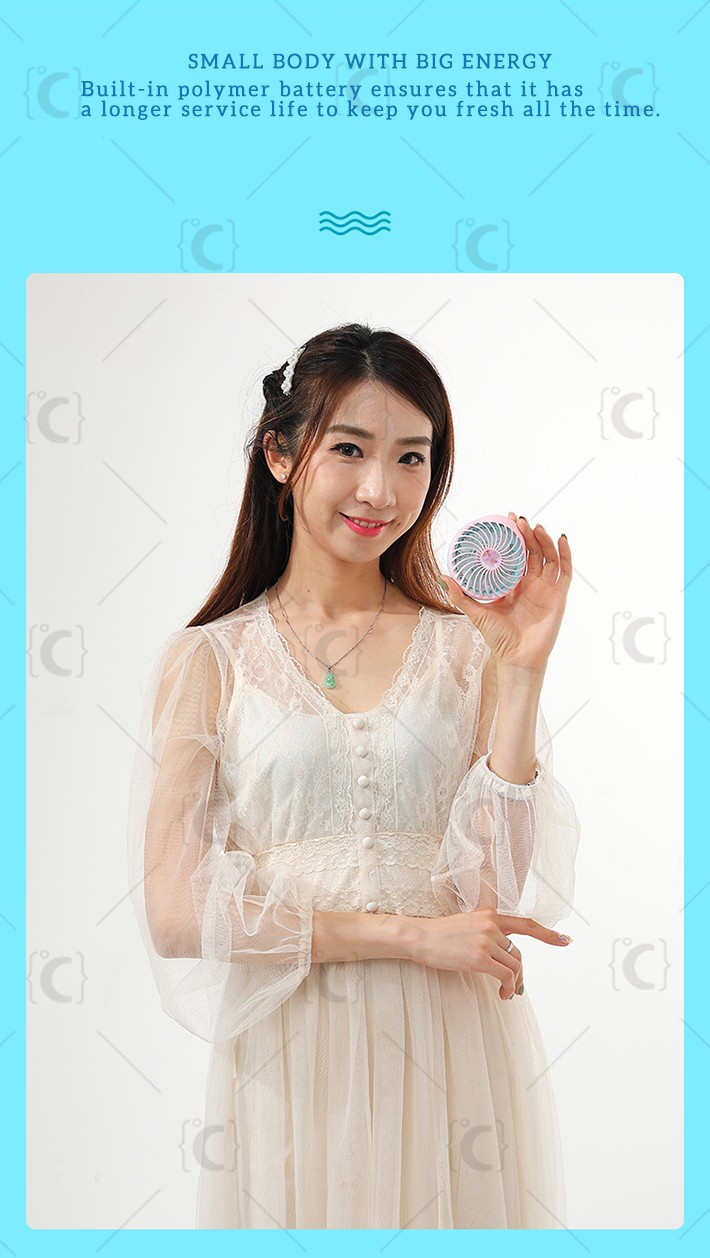  
Tospino,LED, color, makeup, mirror, portable, hand-held, mini, mirror fan, 3 gear speed rechargeable with color LED light
