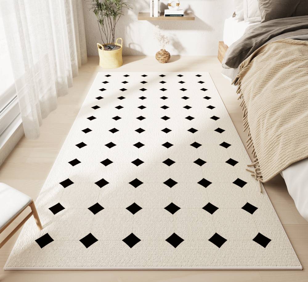 H-06008-40cm*120cm Bedroom Bed Blanket Household Balcony Bay Window Imitation Cashmere Carpet Clothes and Hat Interval Cool Blanket