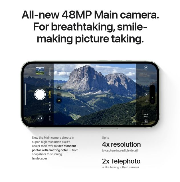 [Surprise promotion]Refurbished Apple iPhone 15 Puls 128GB|256GB|512GB-Fully Unlocked Limited Time Sale