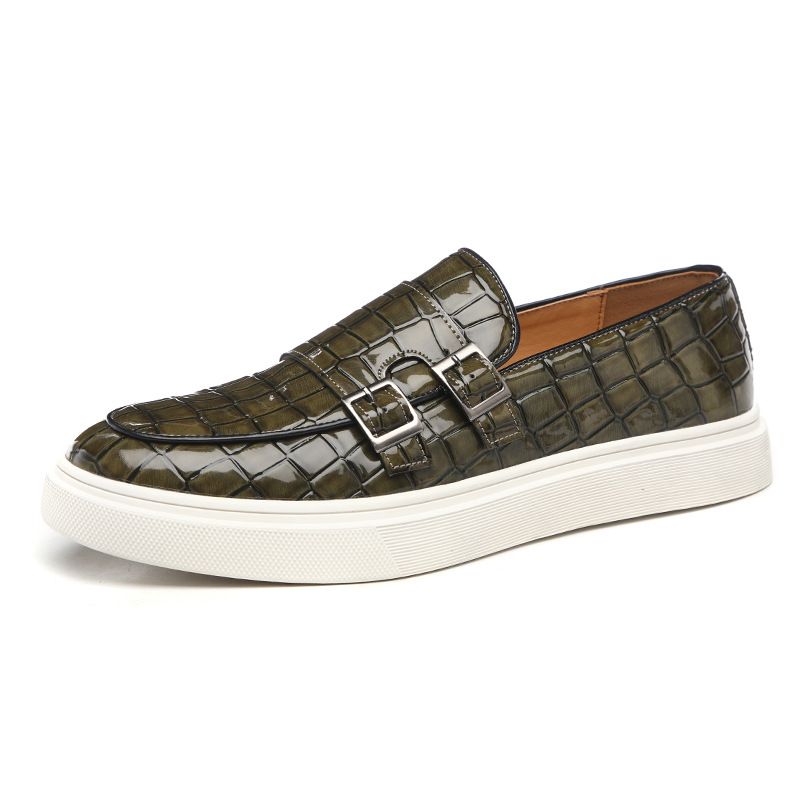 Men's summer breathable 2025 new style casual one-step loafers, men's business formal leather shoes