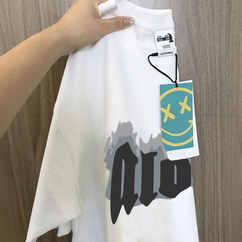 00 Men's and Women's Summer New Fashion Half Sleeve T-Shirt Crewneck Casual Versatile Short Sleeve
