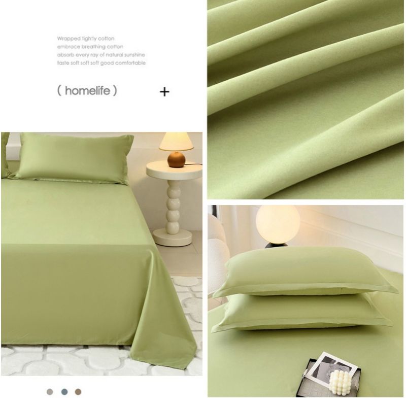 120*230cm ,150*230cm,180*230cm,220*230cm,230*250cm,Bed Sheet pillowcase Aloe vera cotton, washed cotton, bed sheets, plain brushed wool CRRSHOP 48*74cm pillow case free shipping