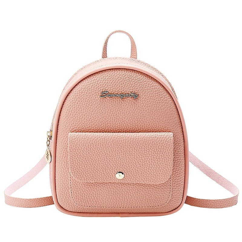 #238 women's mini backpack PU leather waterproof backpack multifunctional girl bag