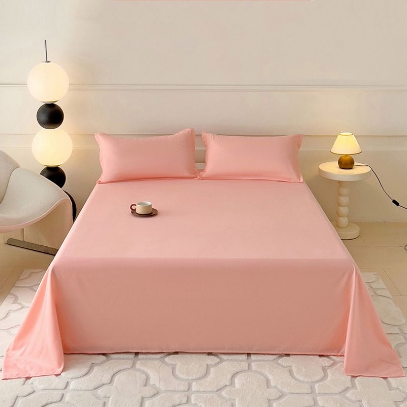 120*230cm ,150*230cm,180*230cm,220*230cm,230*250cm,Bed Sheet pillowcase Aloe vera cotton, washed cotton, bed sheets, plain brushed wool CRRSHOP 48*74cm pillow case free shipping