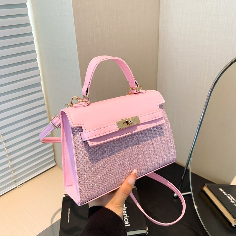 Small small square bag women 2024 summer new fashion bags Western style simple hand beautiful single shoulder crossbody bag 1553205
