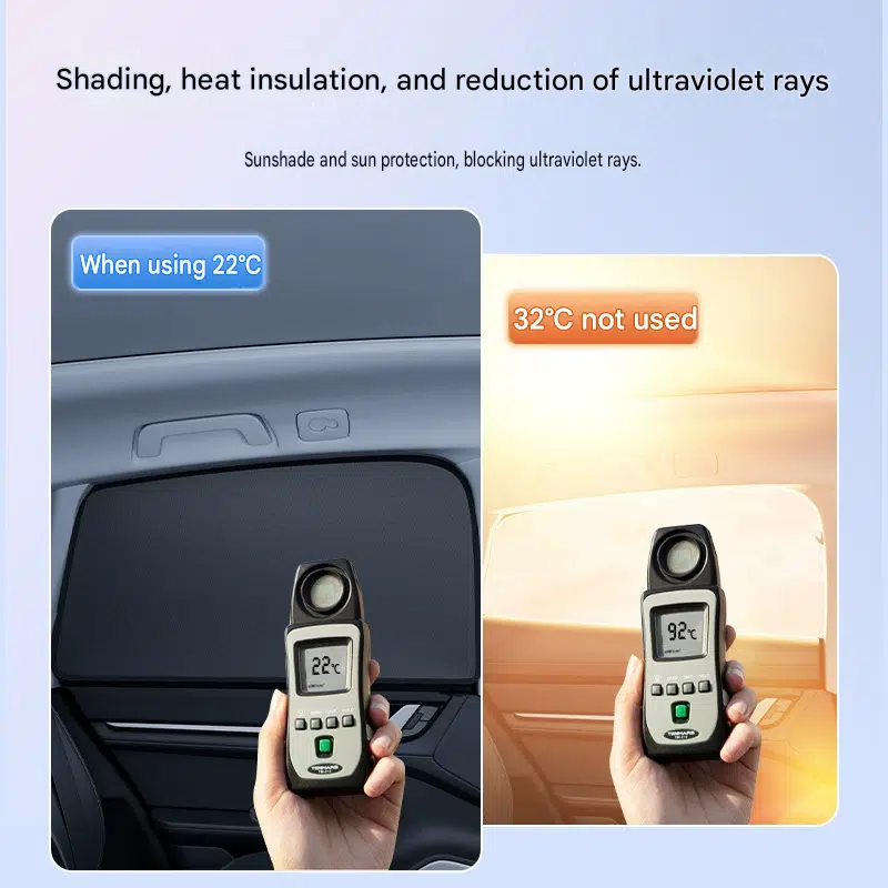Magnetic Car Window Sun Shade Universal Auto Side Window Sun Visor UV Protection Heat Insulation Light Blocking Car Window Sun Cover for Vehicle Interior Cooling