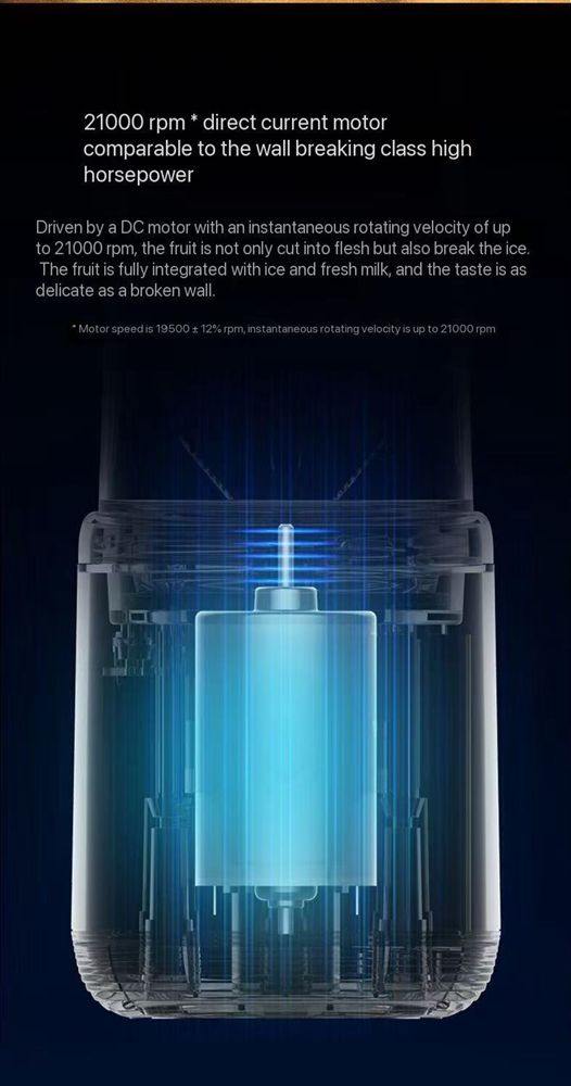 Portable and portable, dual motor drive - 400ml wireless juicer, start a new experience of fresh juice
