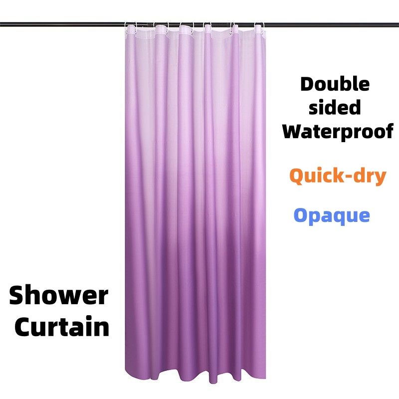 180*180cm ,large size Gradient, PEVA， Bath curtain, thickened, waterproof, mildew proof, bathroom, curtain，shower curtain