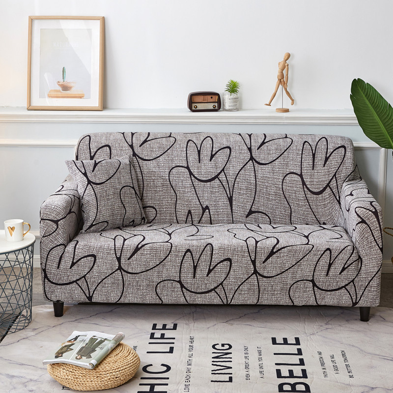 Elastic Four-seat Sofa Cover All-inclusive Cover Four Seasons Universal Combination Living Room Sofa Cover Full Cover
