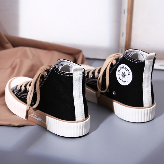 New Products, Ladies Shoes, Casual Shoes, High-top Canvas Shoes