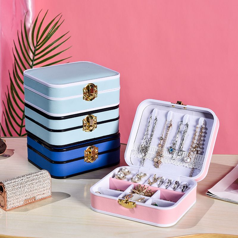 Sl001 Portable Travel Jewelry Box Waterproof Jewelry Storage Box