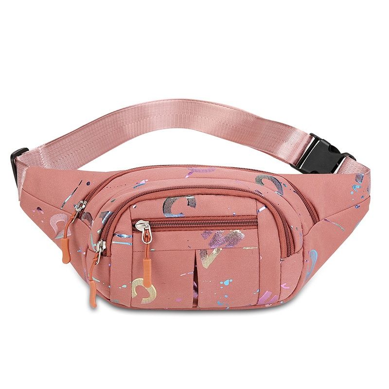 Large Capacity Wear-resistant Waist Bag Fashion Women Sports Phone Pouch Casual Running Crossbody Money Storage Bag

