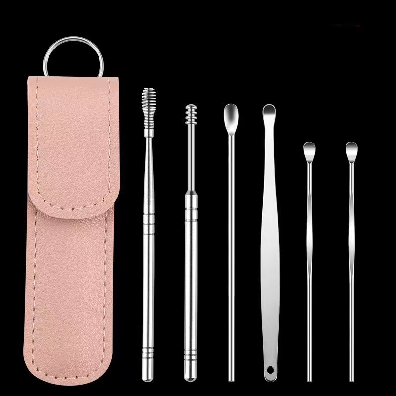 Earpick Ear digging Spoon Dear Deep Clear 6 different shape can metting different needs 