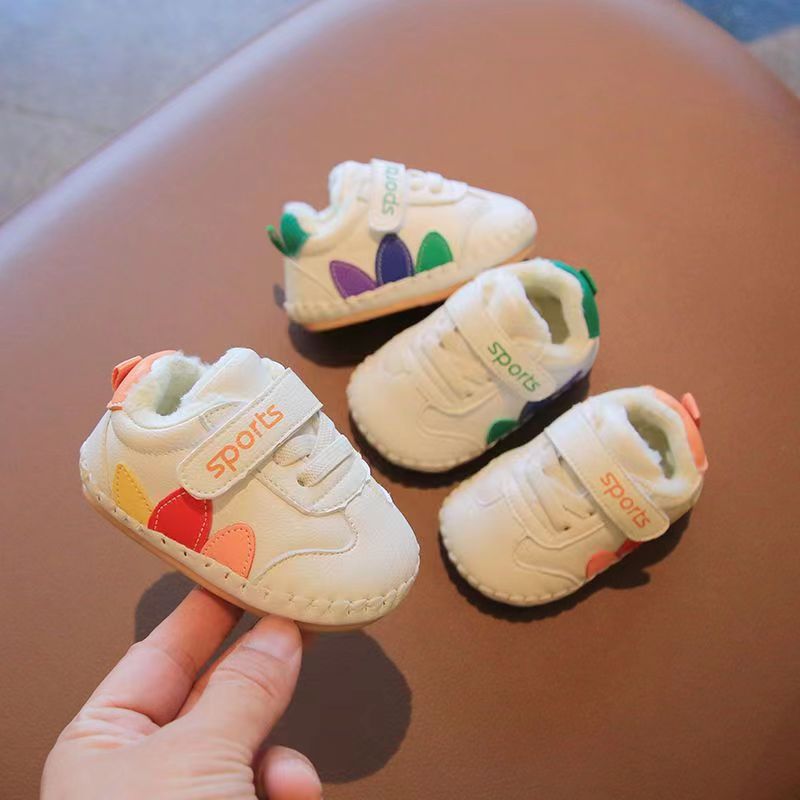 Baby Shoes Winter New 0-1 Year Old Baby Soft Soled Walking Shoes Boys Girls Shoes Newborn Shoes Casual Cotton Shoes