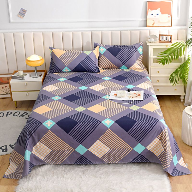 120*230cm,160*230cm,200*230cm,230*250cm Aloe vera cotton bed sheet pillow case 48*74cm CRRSHOP free shipping Matte bed cover