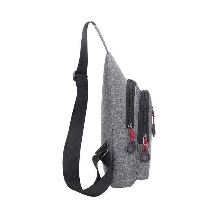 New chest bag men's bag Korean version of the shoulder diagonal bag luminous Oxford cloth bag outdoor leisure USB port