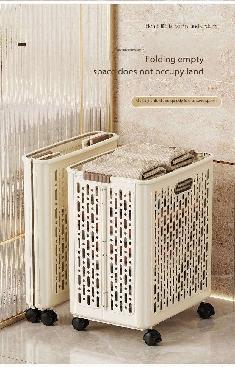 Dirty laundry basket with high aesthetic value, suitable for household use with large capacity and foldable bathroom and toilet storage basket