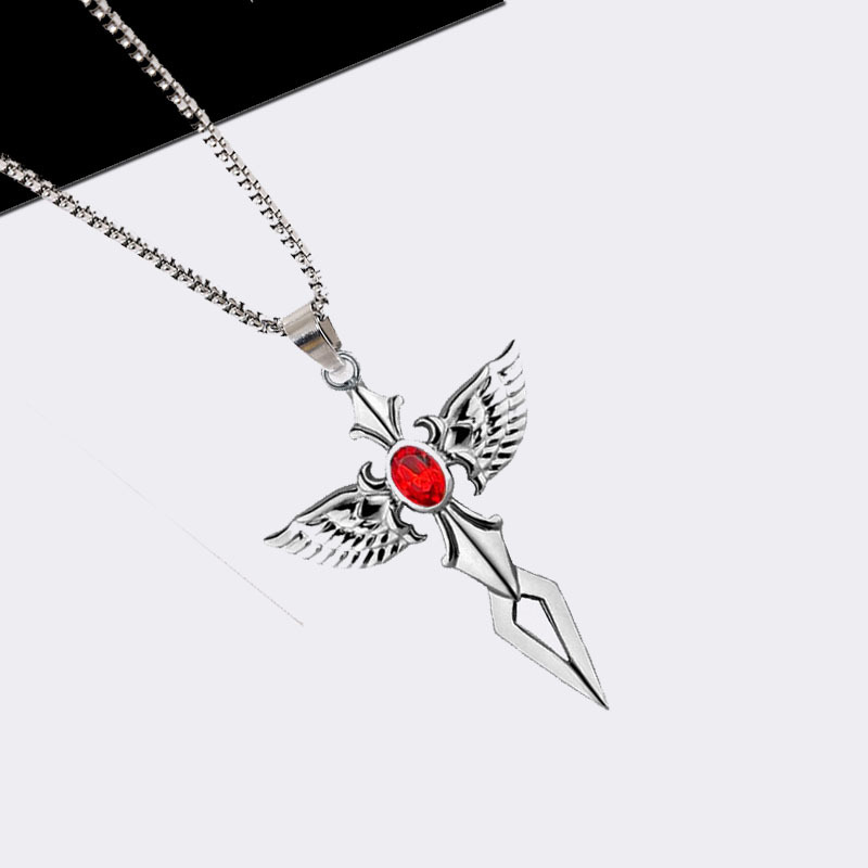 Stainless steel cross pendant necklace free shipping men boy Hip hop necklace05 #   pendant+chain