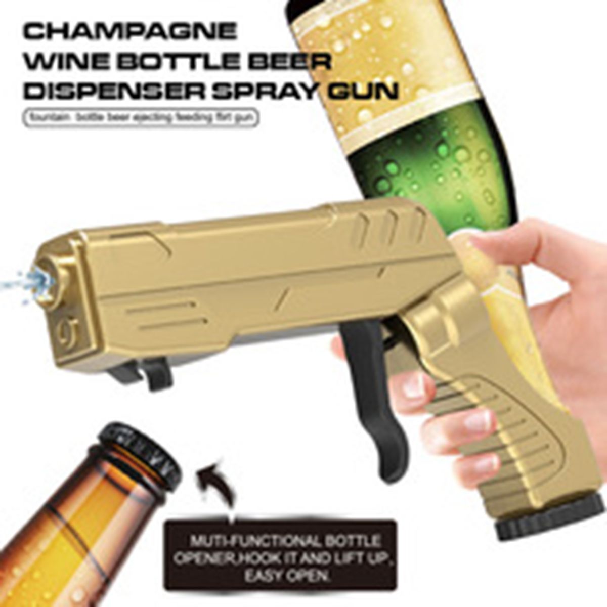 Champagne Gun, Beer Gun, Cross border New Product, Red Wine Stopper, Wine Feeding Device, Bar Party Atmosphere Props, Spray Gun, Spray Nozzle