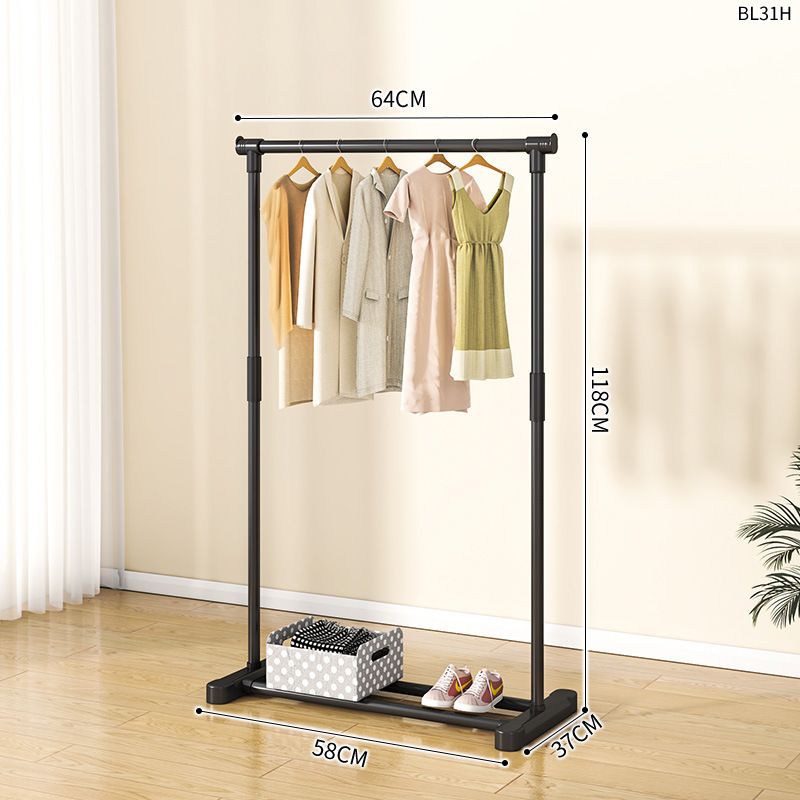 Coat rack, floor standing clothes hanger, movable clothes hanger, balcony drying rack vertical Storage Rack02#