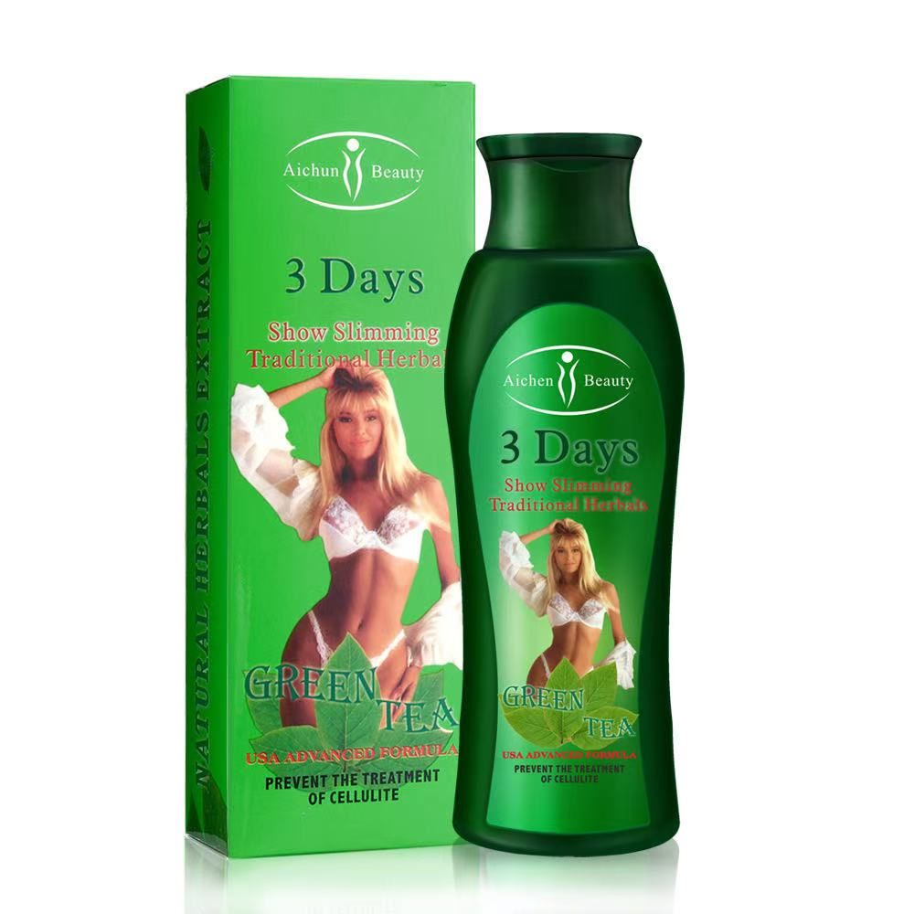 3 Days Green Tea Coffee Pepper Slimming Cream Gel Fat Burner Fast Weight Loss Anti Fat Burning Cream 200mlGreen tea