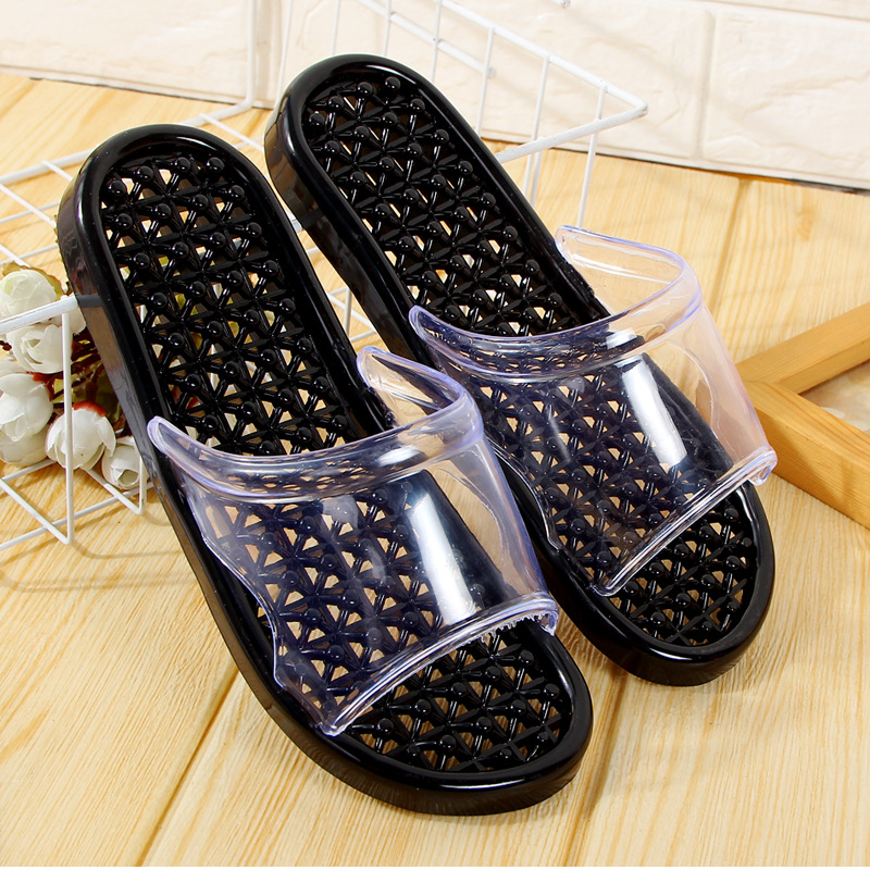 611 Women Indoor Shower Waterproof Non-Slip Slippers Summer Beach Slides Slippers