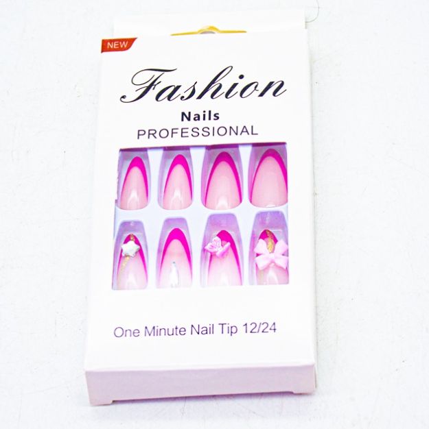 12pcs Set 3D Bling Glitter Artificial Fingernails- French False Daily Finger Wear VV MEIJIAER press on Nails
