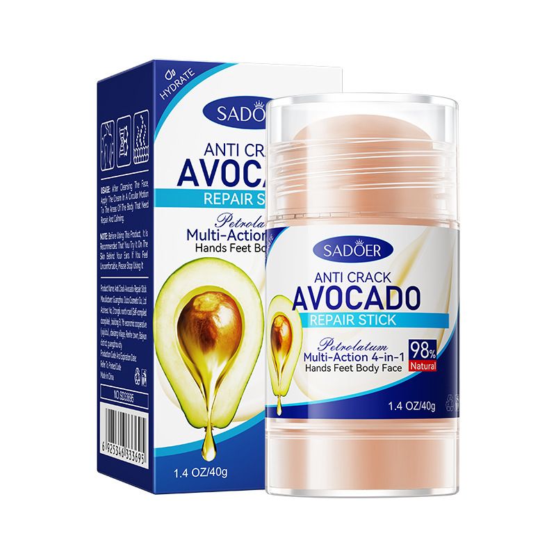 SADOER Anti-drying Vaseline Avocado Repair Stick Anti-drying Foot Cream