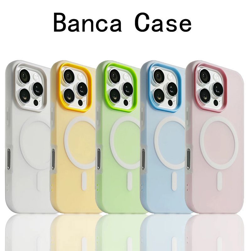 Premium Jelly Magnetic Phone Case, MagSafe Compatible Frosted Matte Hard Cover, Anti-Fingerprint Anti-Scratch Shockproof Protective Shell, Slim Non-Slip Durable Phone Case for iPhone  15, 14，13