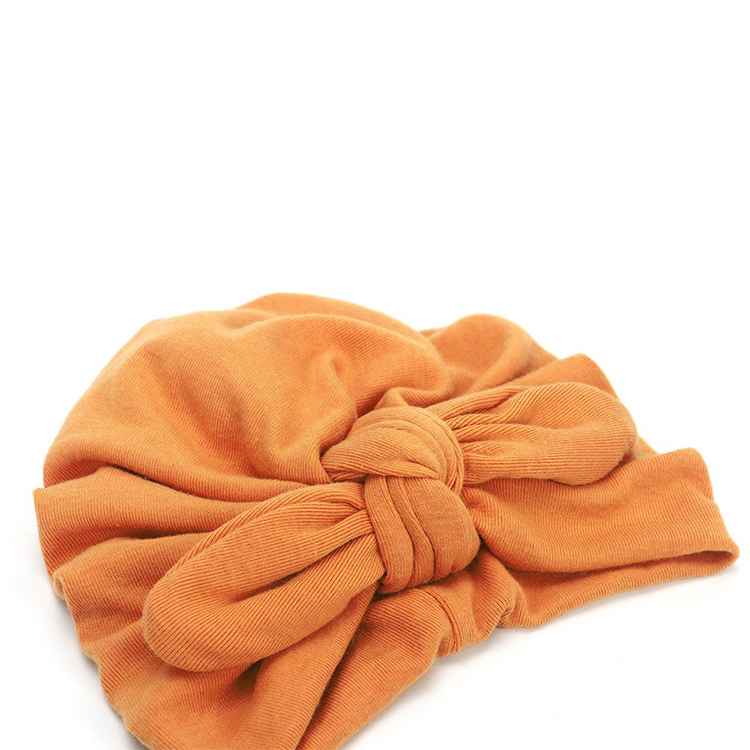 Newborn Baby's Cap Cotton Soft Rabbit Ears Hat Orange 1Pcs/Bag