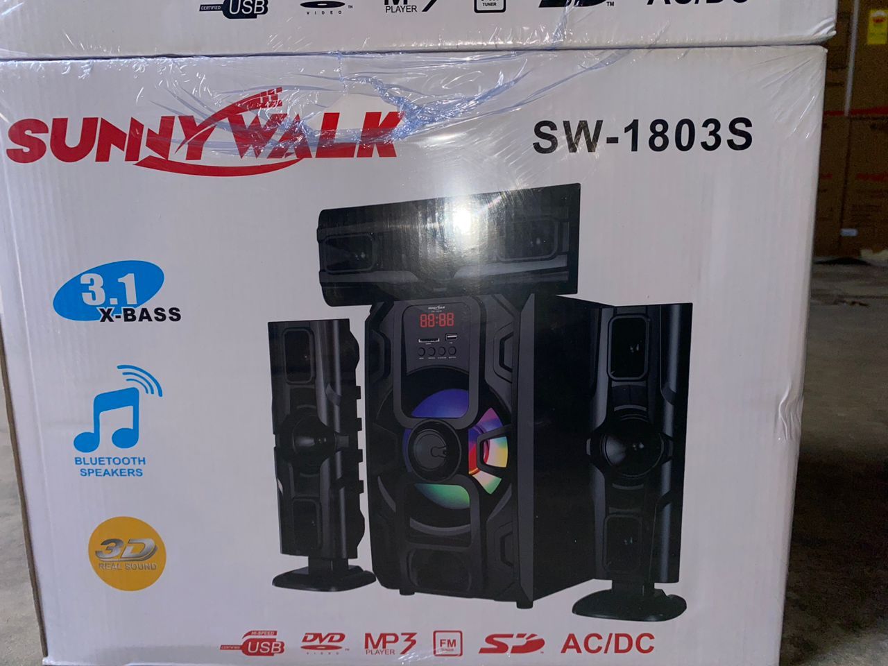 NEW SUNNY WALK SW-1803S Active Multimedia Speaker Subwoofer Home Theatre System Home Speaker System
