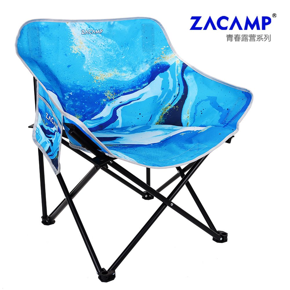 YZC001 Beach Sling Chair with Pocket - Various Fun Colors & Patterns - Perfect Beach Folding Chair and Camping Chair