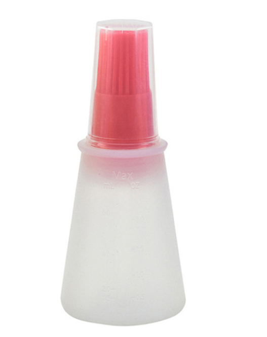 BBQ BBQ Oil Bottle Brush Silicone Kitchen BBQ Accessories Cooking Baking Oil Dispenser BBQ Tools Grease Brush