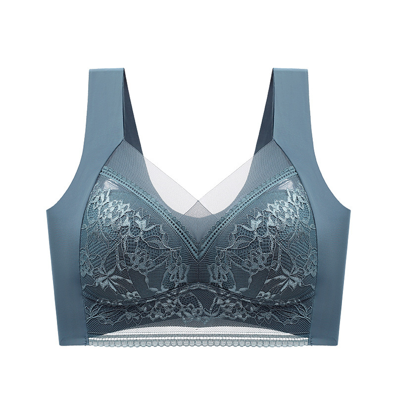 884 Seamless Women's Bras Large Size Top Lace Plus Size No Steel Ring Underwear Yoga Fitness Sleep Vest Bra