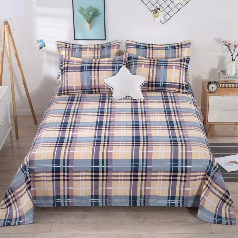 Polyester bed sheets pillowcase 48*74cm pillowslip 120*230cm ,160*230cm,200*230cm sheet free shipping05#