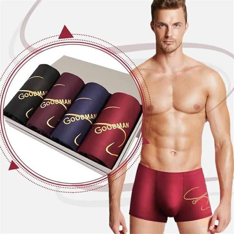 4 pcs/lot men's underwear breathable men clothe Panties Men Clothes men wear boy underwear short