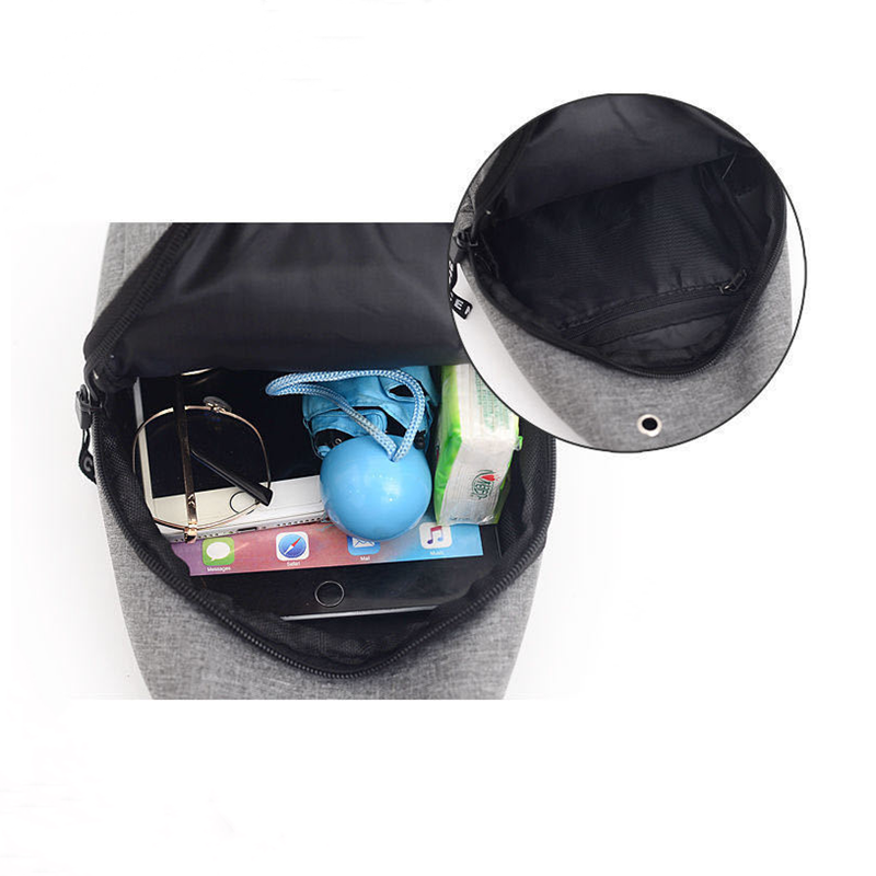 New men's chest bag canvas bag single shoulder diagonal bag chest bag fashion travel bag men's bag leisure fashion bag