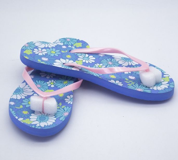 Custom Logo Print PVC Flipflops Slipper- Outdoor Strand Unisex Slippers