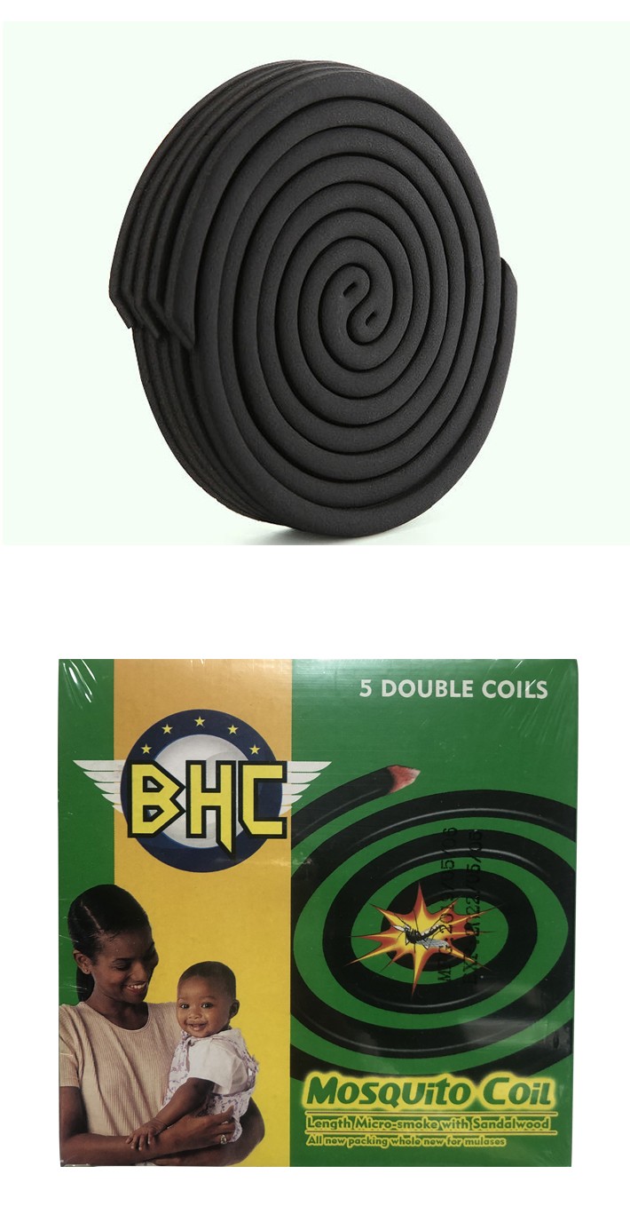 BHC Mosquito Repellent Coils with Harmless Micro-smoke Incense for Home,Camping,Outdoor;Outdoor Use(10 coils and 1 Coil Stand/Pack)