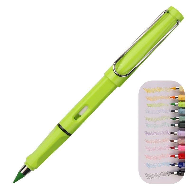 Colored pencil, no ink, no sharpening, eternal upright posture, pencil for drawing and writing, erasable and not easily broken CRRSHOOP free shipping colored pen 