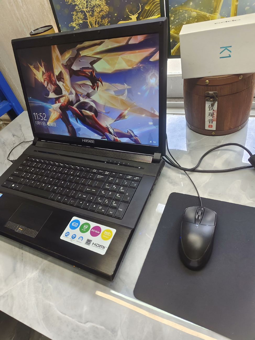 Shenzhou Ares k770E high-end laptop 17-inch League of Legends Crossfire Stock trading Office study Office CAD PS 【Lowest Price Online】