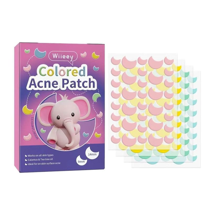 Wiieey Acne Patch Series: Whitening Acne Marks, Spot Cleaning, Closed Mouth Love Shaped Cute Acne Patch