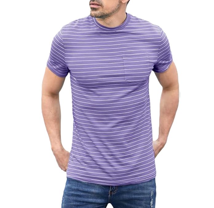 X-WAY Striped Unisex T-shirt - Crew Neck T-shirt 