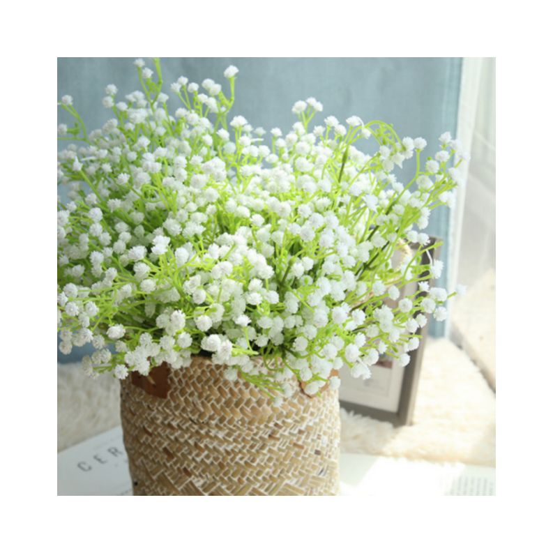 Artificial flowers gypsophila paniculata silk flower pastoral floral ornaments living room dining room dining table hotel wedding church venue funeral ceiling road layout home decoration flower arrangement holding flowers photo props