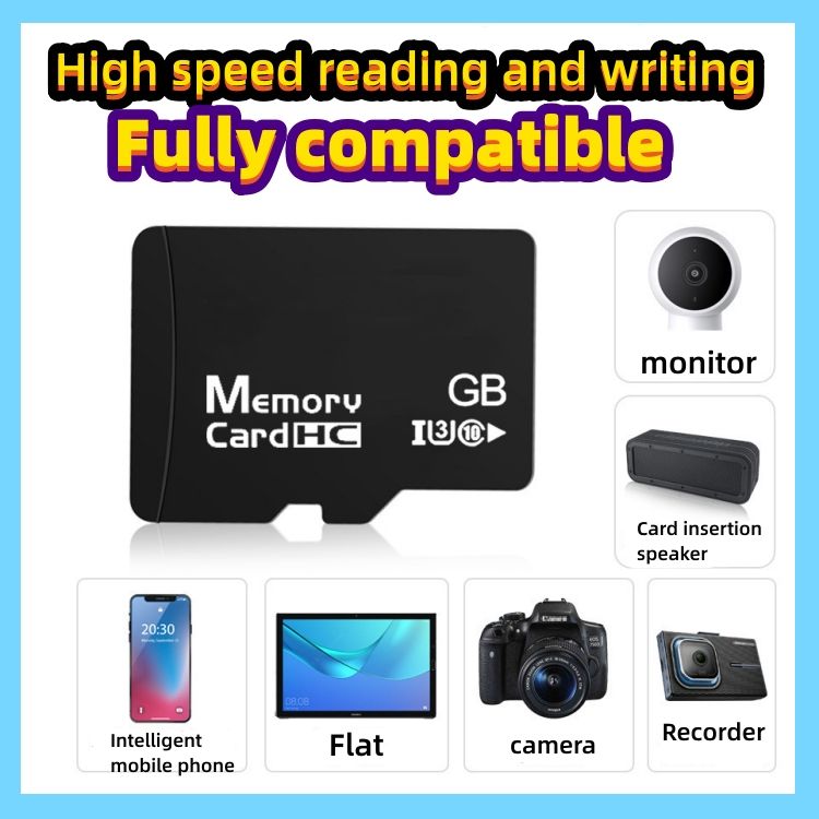 512MB Memory card digital computer accessory parts High speed reading and writing Fully compatible monitor Card insertion speaker Recorder camera Flat Intelligent mobile phone Flash card CRRSHOP High speed mobile phone memory card Car speaker